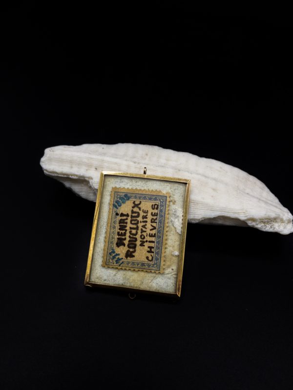Miniature "gentilhomme" sur ivoire, époque Empire