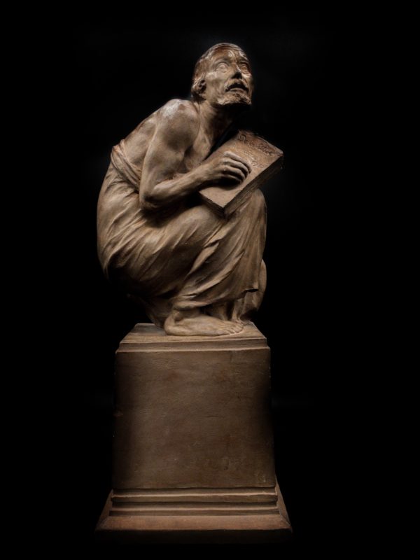 Sculpture "La bêtise humaine" par Fernand GYSEN, circa 1915