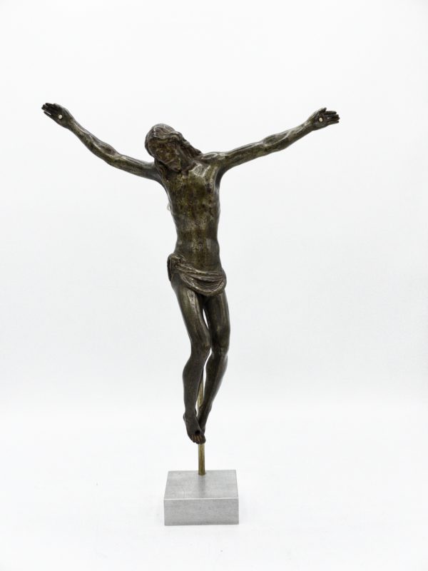 Christ en bronze italien, 17ème siècle